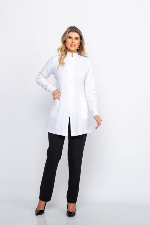 Jaleco Feminino Zíper Elastic