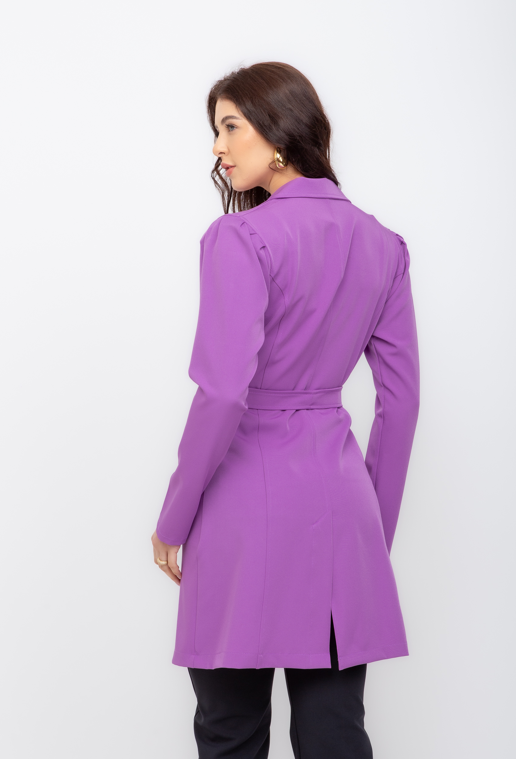 Jaleco Elastic com cinto - Imagem 9