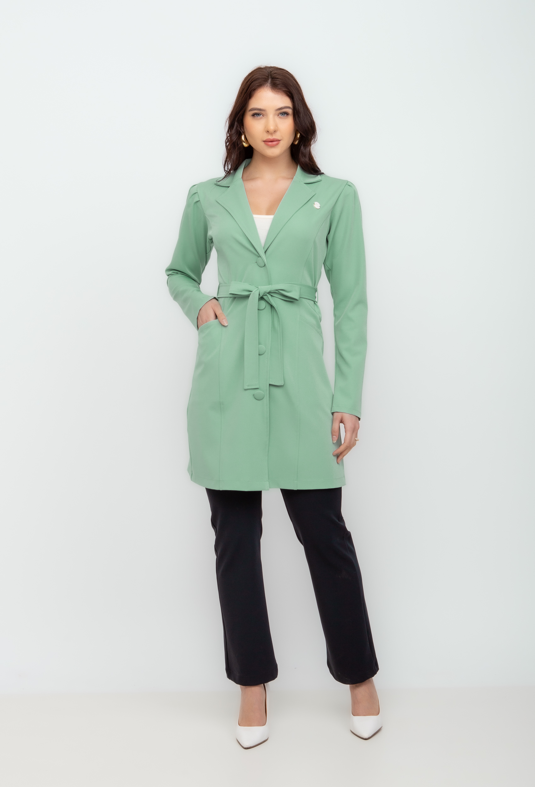 Jaleco Elastic com cinto