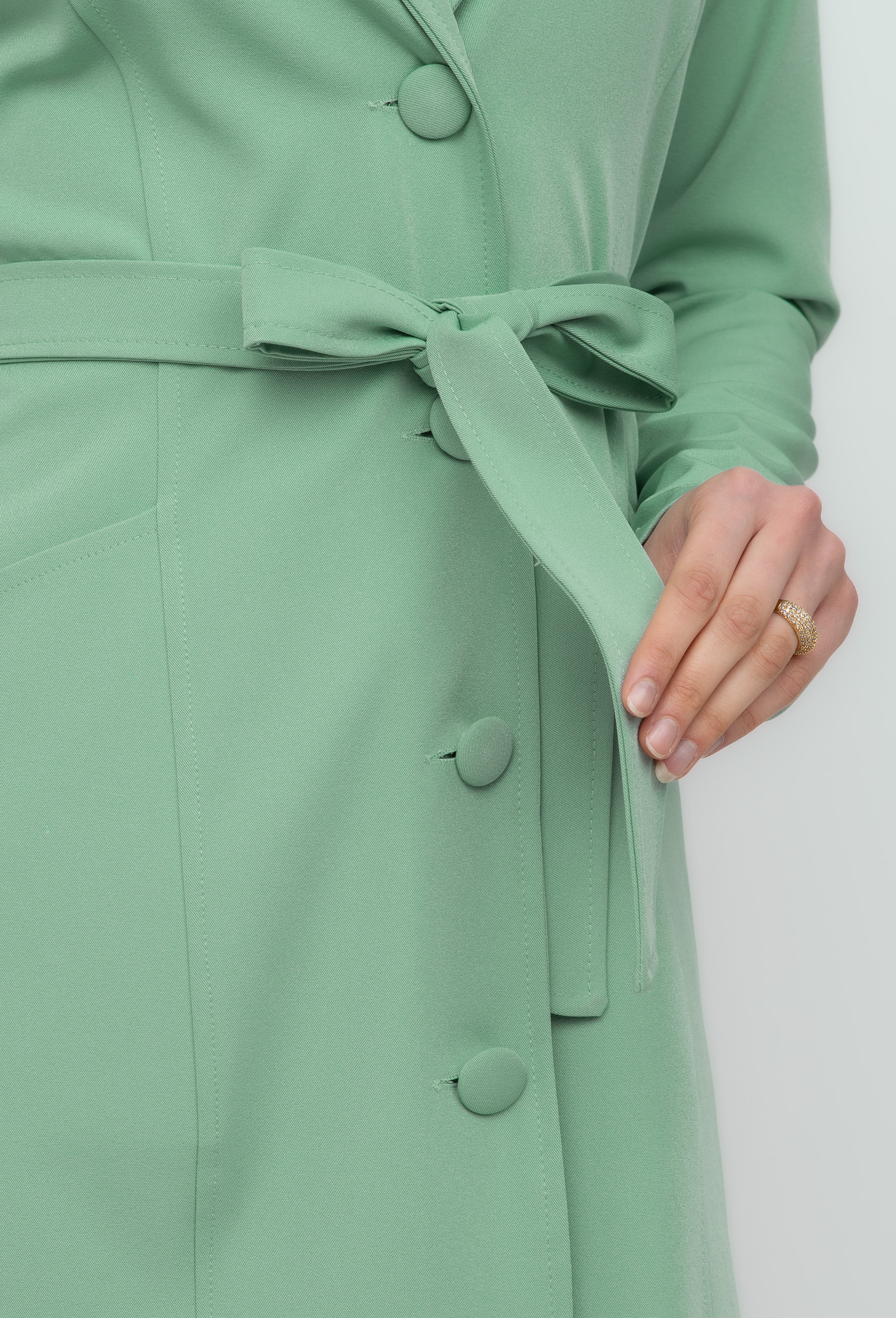 Jaleco Elastic com cinto - Imagem 7