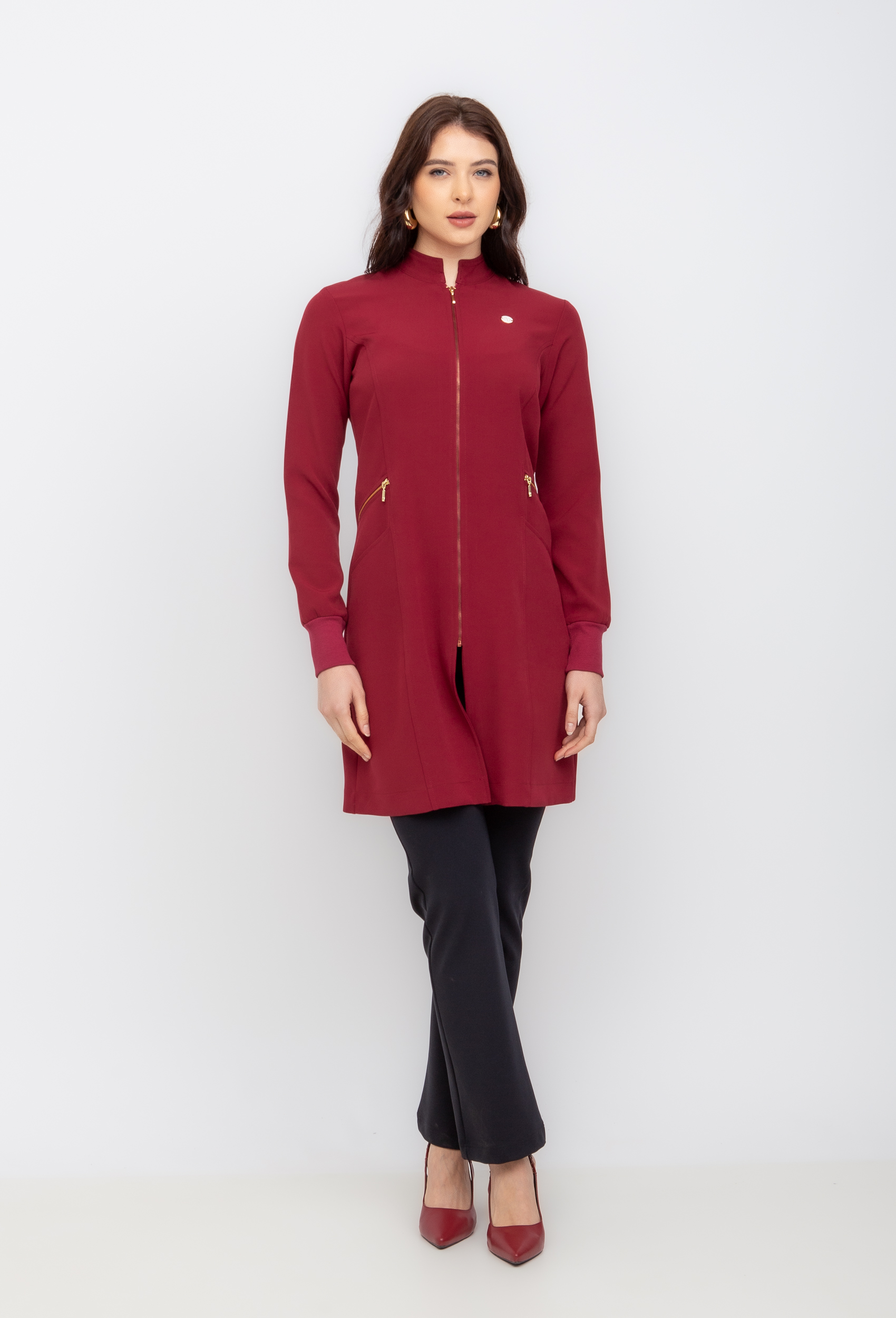 Jaleco Zíper Prime Elegante