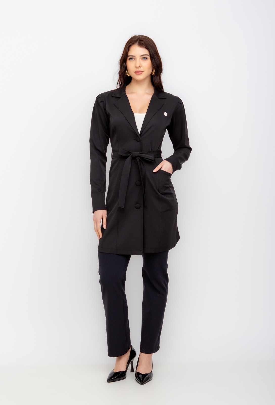 Jaleco Elastic com cinto